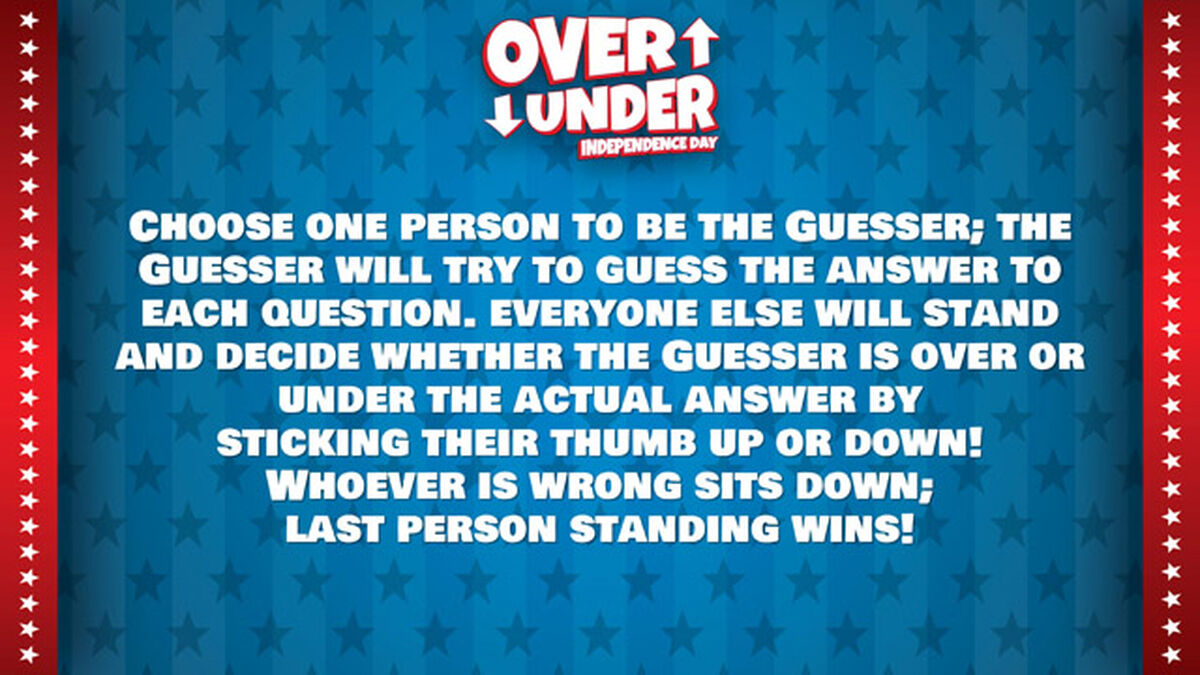 Over Under: Independence Day image number null
